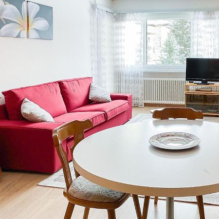 Zentrale Wohnung In St. Moritz Mit Grossem Balkon Eksteriør bilde